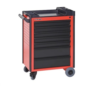 WURTH Kompaktowy wózek warsztatowy C7 RAL3020 RED