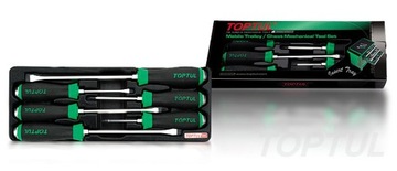 НАБОР НАТЯЖНЫХ ОТВЕРТОК КРЕСТОВЫЕ ПЛОСКИЕ ОТВЕРТКИ 6 EL TOPTUL