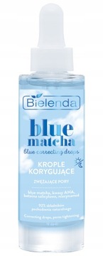 BIELENDA BLUE MATCHA KROPLE DO TWARZY KORYGUJĄCE ZWĘŻAJĄCE PORY 30 ML
