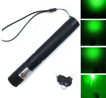 Мощный лазер 303, резкость 532 нм, зеленая указка