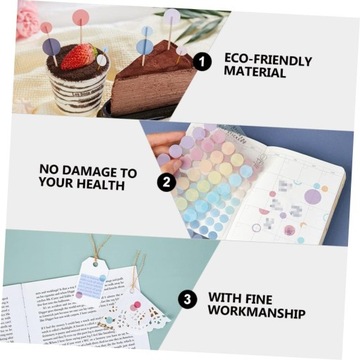 7 комплектов точечных наклеек, круглые наклейки, самоклеящиеся тетради, 6x6 Zn