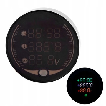 3-w-1 Motocykl Elektroniczny Cyfrowy Termometr