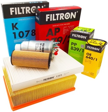 FILTRON ZESTAW FILTRÓW AUDI A4 B6 B7 1.9TDI 130KM