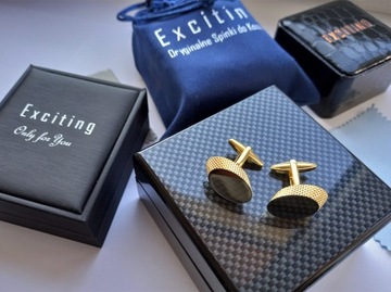 Запонки EXC Football для болельщика «Реала» в футляре