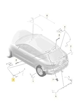 INSTALACE KRYT PORSCHE MACAN 95B 95B971145Q