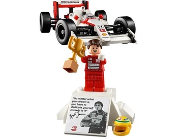 LEGO ICONS 10330 MCLAREN MP4/4 И АЙРТОН СЕННА LEGO БУМАЖНЫЙ ПАКЕТ СРЕДНИЙ