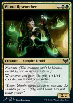 Blood Researcher Foil (Strixhaven)