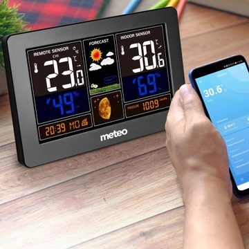 Метеостанция с DCF Meteo SP95 Wi-Fi с прогнозом погоды