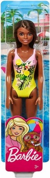 Mattel Barbie Lalka Plażowa Brunetka GHW39