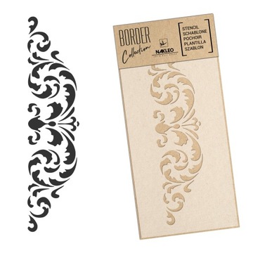 SZABLON MALARSKI // 21x45 // BORDIURA // ORNAMENT