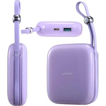 Powerbank Joyroom z kablem USB-C 1xUSB-A 1xUSB-C 10000mAh 22.5W PD/QC mocny