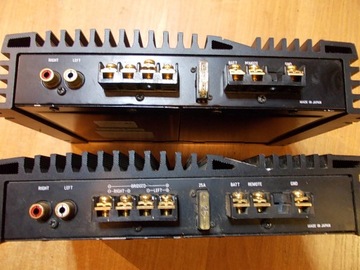 АВТОМОБИЛЬНЫЙ УСИЛИТЕЛЬ ALPINE 3541 2 ШТ. ПАРА ВИНТАЖНАЯ ЧЕРНАЯ СЕРИЯ