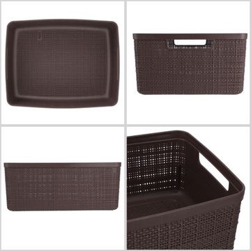 ИЗОГНУТАЯ КОРЗИНА-ОРГАНИЗАТОР ДЛЯ МЕЛКИХ ПРЕДМЕТОВ 12 Л