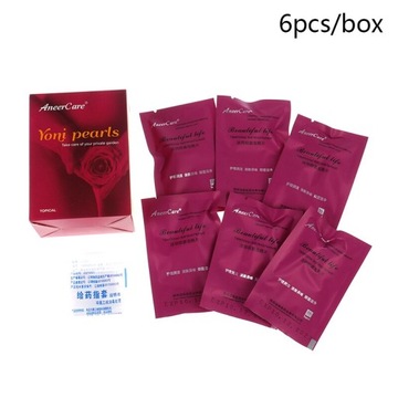 6Pcs/box Feminine Yoni Pearls Clean Point Chines