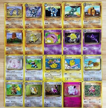 Набор карточек POKEMON 1996 60шт 60шт 100шт.