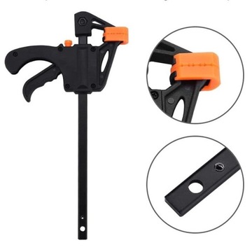 ЗАЖИМ ЗАЖИМ КАРПЕНСКИЙ ЗАЖИМ ОДНОРУЧНЫЙ ТВЕРДЫЙ БЫСТРОЗАЖИМНЫЙ РУЧКА