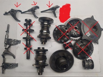 KOŁO ZĘBATE SKRZYNI DW5006 NISSAN 1.0 1.2 TCE