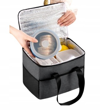 Термосумка большая LUNCH BOX еда Завтрак