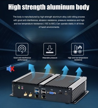 Промышленный мини-ПК/HTPC i7-8550U 8/512 Intel WIN