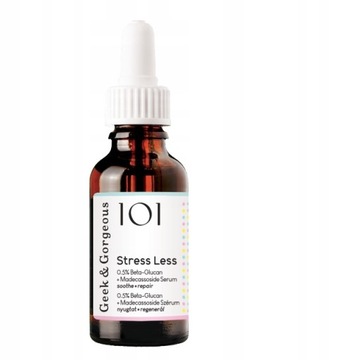 Geek Gorgeous Stress Less Serum z Beta-Glukanem Nawilża Regeneruje 30 ml