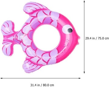 БОЛЬШОЕ КОЛЕСО ДЛЯ ДЕТСКОГО ПЛАВАНИЯ МАТРАС ДЛЯ РЫБ 2в1 НАДУВНОЕ КОЛЬЦО ДЛЯ БАССЕЙНА