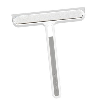 Щетка для мытья окон с ручкой, переносная, прочная, для мытья окон, белая