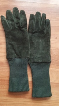 Комплект из 50% шерсти: шапка, перчатки, шарф L H&M.