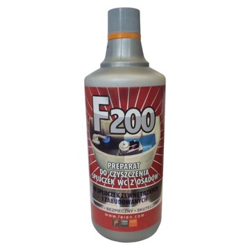 Płyn preparat do czyszczenia spłuczek WC F200