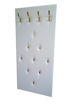 Wieszak tapicerowany do przedpokoju 100x407