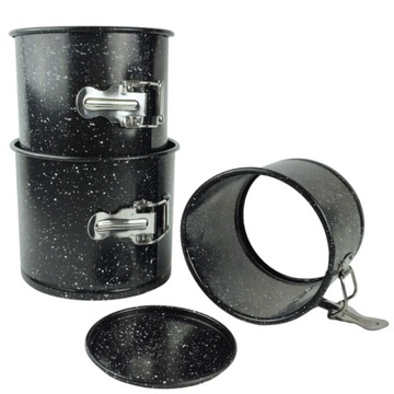 TORTOWNICA WYSOKA FORMA BLACHA DO TORTU 16CM RANT z WYJMOWANYM DNEM