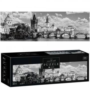 INTERDRUK PUZZLE PANORAMICZNE 1000 el PRAGA MOST