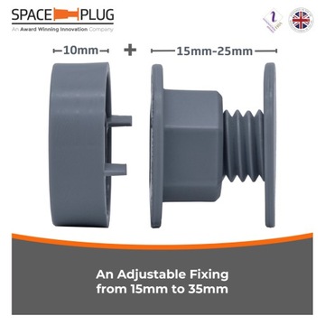 SPACE-PLUG MINI расстояние до корпуса 15-35мм 25 шт.