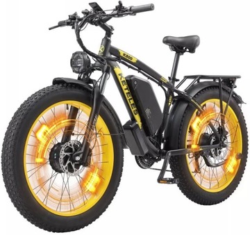 Rower elektryczny MTB KETELES K800 2000W 50KM/H Podwójny silnik 26