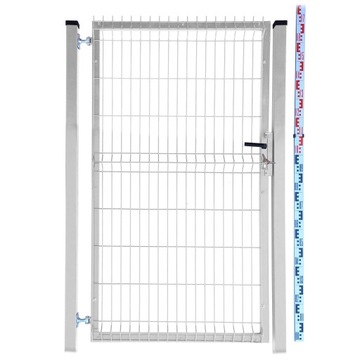 КАЛИТКА 170см, оцинкованная ПАНЕЛЬ, две СТОЙКИ, оцинкованная, ограждение, 173см