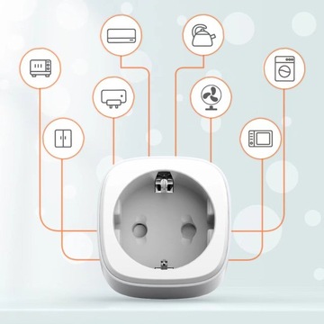 Интеллектуальная SMART WiFi SOCKET TUYA Ваттметр