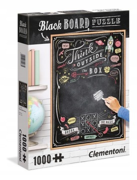 Clementoni 1000 elementów Black Board Think outsid