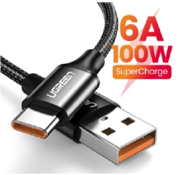 Kabel UGREEN USB-C Super Charge 6A 100W 1M