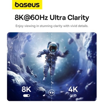 Однонаправленный кабель Baseus High Definition Series USB-C — DisplayPort 1.