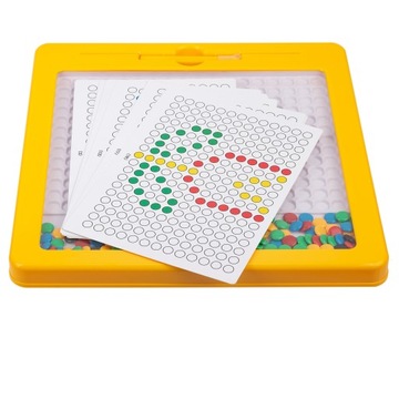 БОЛЬШАЯ МАГНИТНАЯ ДОСКА XXL MAGPAD ТАБЛЕТКИ ДИСКИ МОНТЕССОРИ МОЗАИКА