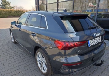 Audi A3 8Y Sportback 1.5 35 TFSI 150KM 2022 Audi A3 Sportback Audi A3 Krajowy ,serwis ,FV-VAT23 1.5 Benzyna 150KM, zdjęcie 3