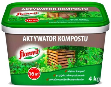 Florovit Aktywator kompostu granulat Komposter 4 kg