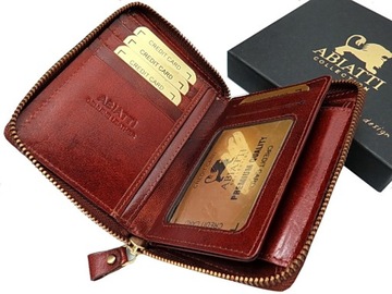 ЭКСКЛЮЗИВНЫЙ МУЖСКОЙ КОЖАНЫЙ КОШЕЛЕК, ПРОТИВОКРАЖНЫЙ, ЗАЩИТА ДЛЯ КАРТ НА МОЛНИИ