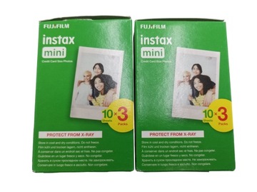Fujifilm Instax Mini, 2 упаковки по 30 листов