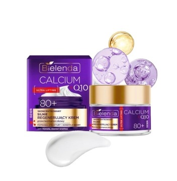 Bielenda Calcium+Q10 80+ krem regenerujący na dzień p/zmarszczkowy 50 ml