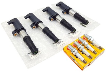 RENAULT MEGANE II 1.6 16V CEWKI ZAPŁONOWE + ŚWIECE