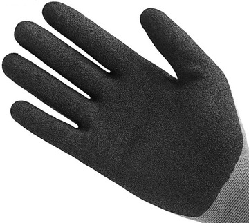 MOCNE NITRYLOWE RĘKAWICE ROBOCZE POWLEKANE PIANKA FOAM NITRYL FLEX 10 PAR 9