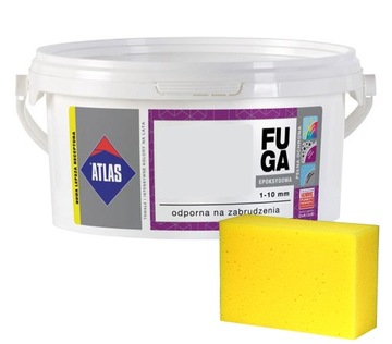ATLAS FUGA EPOKSYDOWA 2kg - 11 KOLORÓW + GĄBKA