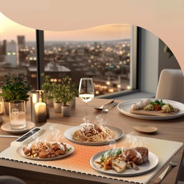 ГРАФЕНОВАЯ НАГРЕВАТЕЛЬНАЯ КОЛОДКА ЭЛЕКТРИЧЕСКИЙ МАТ ТАЙМЕР 3 УРОВНЯ ТЕМПЕРАТУРЫ