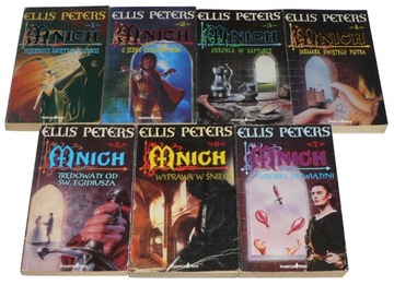 Peters Ellis - Kroniki brata Cadfaela - Mnich - tom 1,2,3,4,5,6,7 !!!!