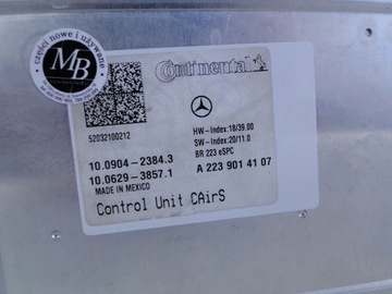 MERCEDES S KLASA W223 223 KOMPRESOR POMPA ZAWIESZENIA